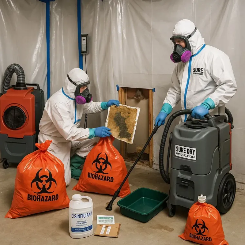 Contaminated Water Handling Protocols process in Northlake, TX