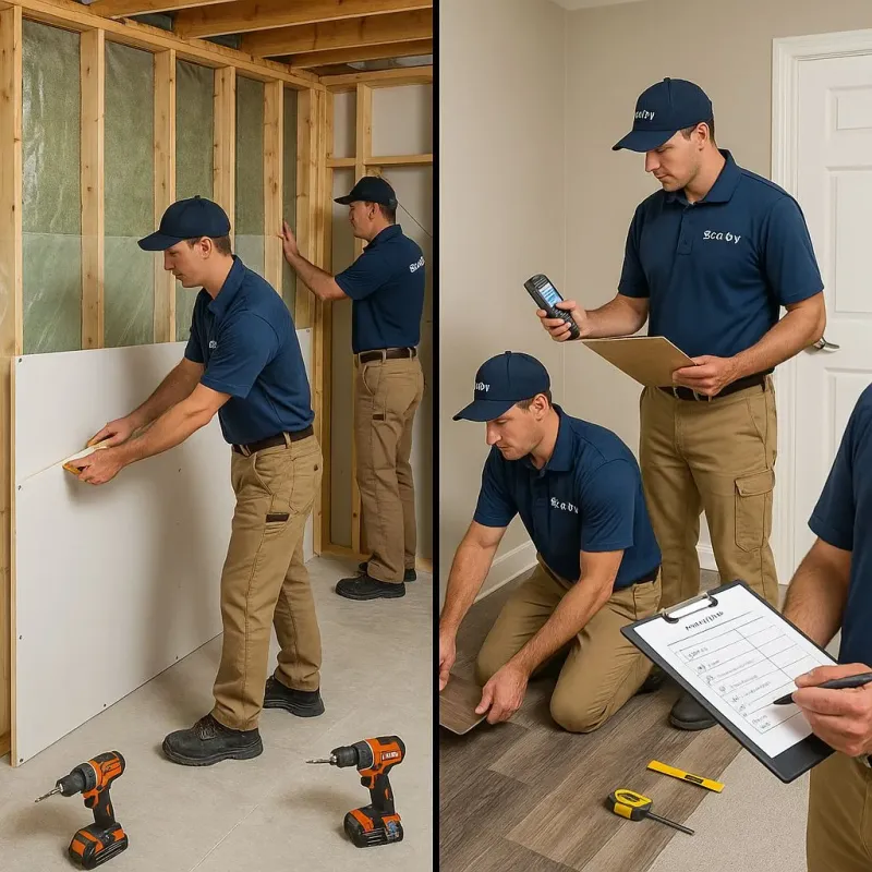 Repairs and Reconstruction process in Northlake, TX