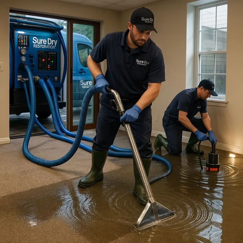 Water Extraction and Removal process in Northlake, TX